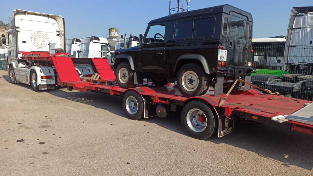 Transporte de maquinaria